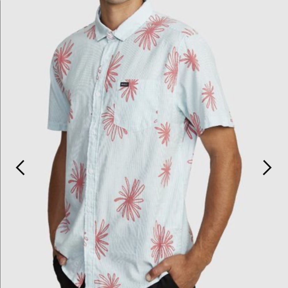 RVCA flower shirt